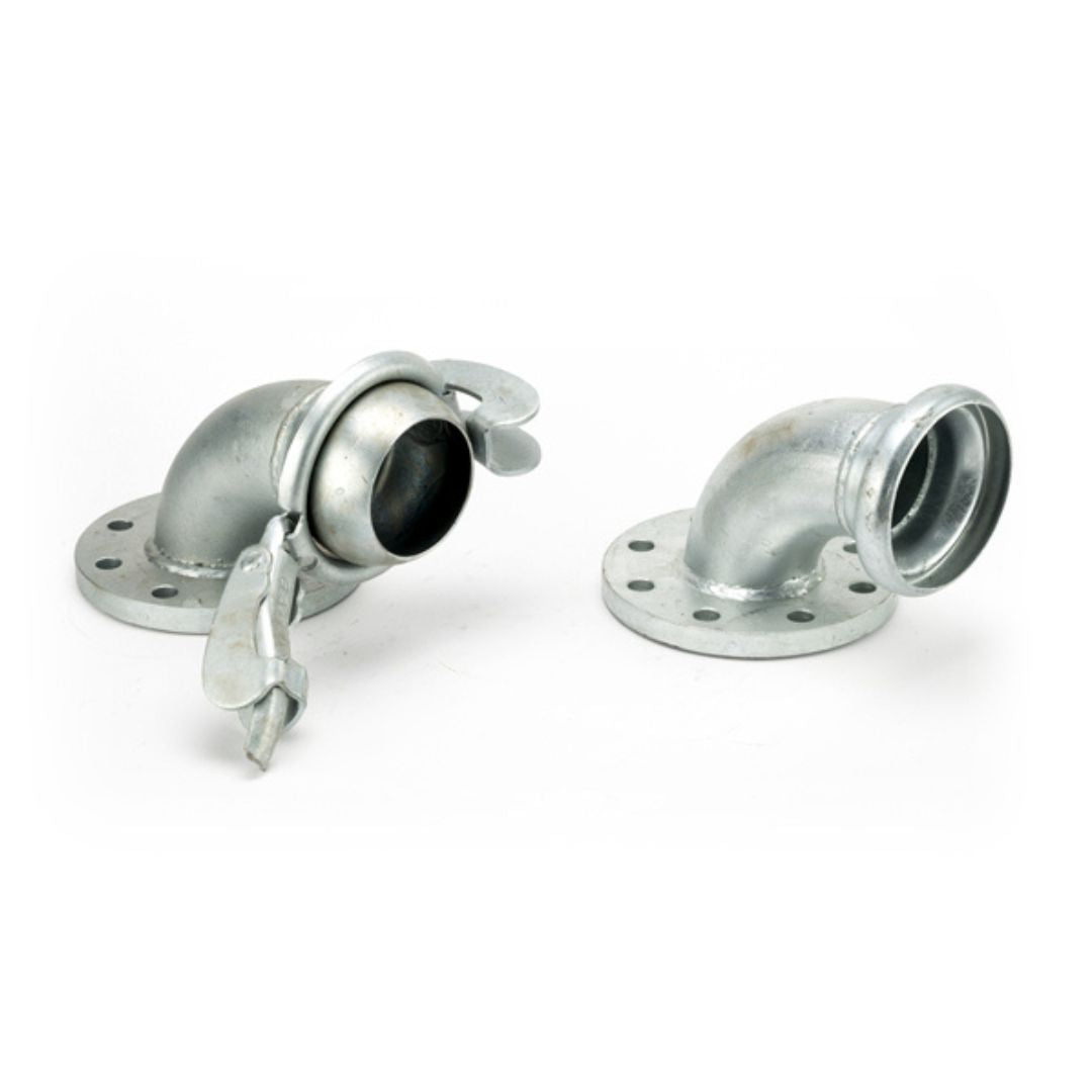 Genuine Bauer Flanged PN16 & Table D - 90° Bend