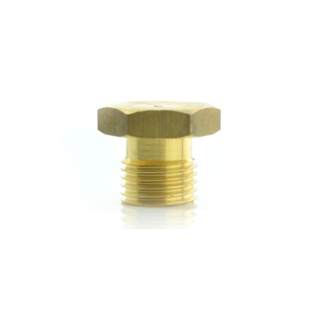407's - Brass Male Hollow Blanking Plug