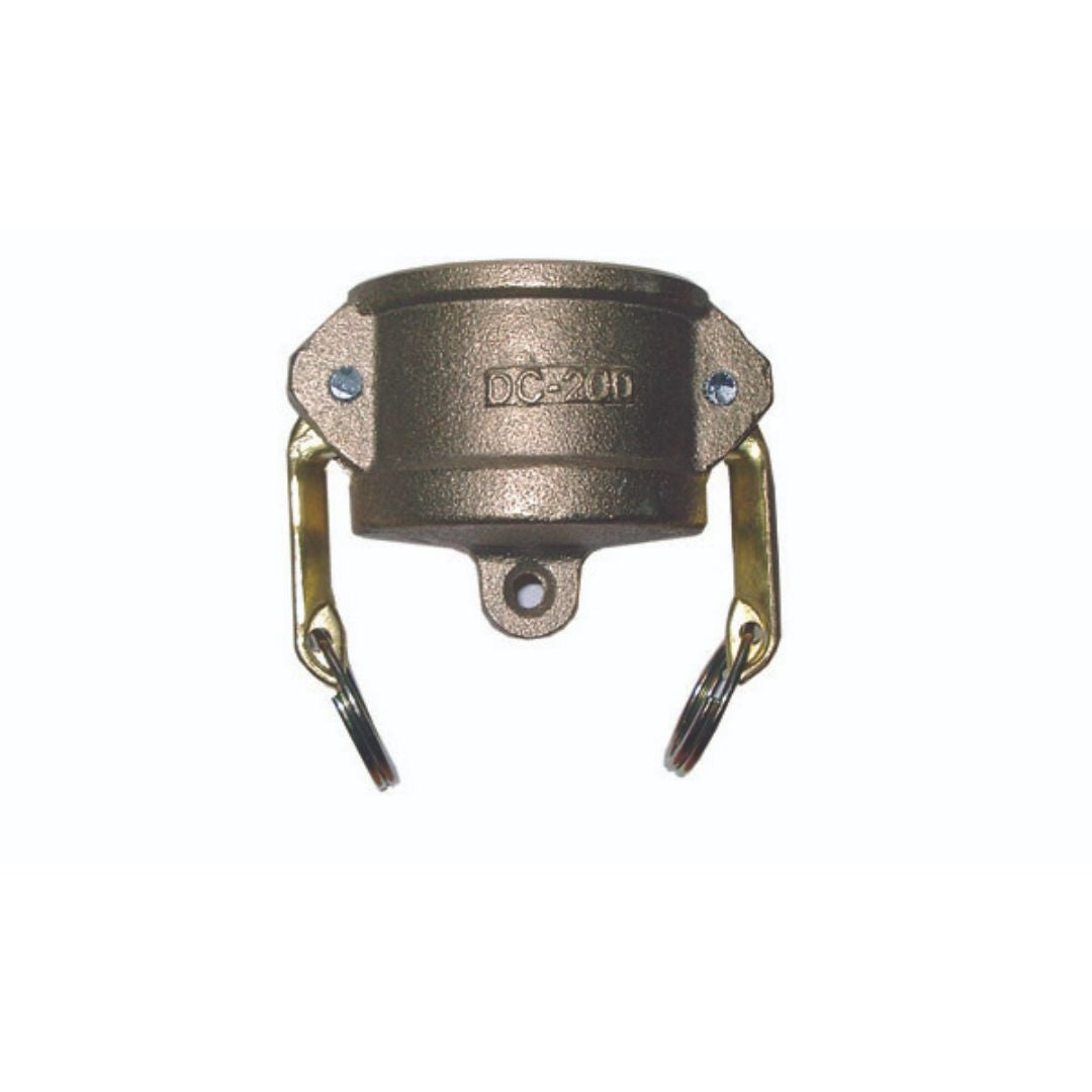 Type DC Camlock Cap Brass