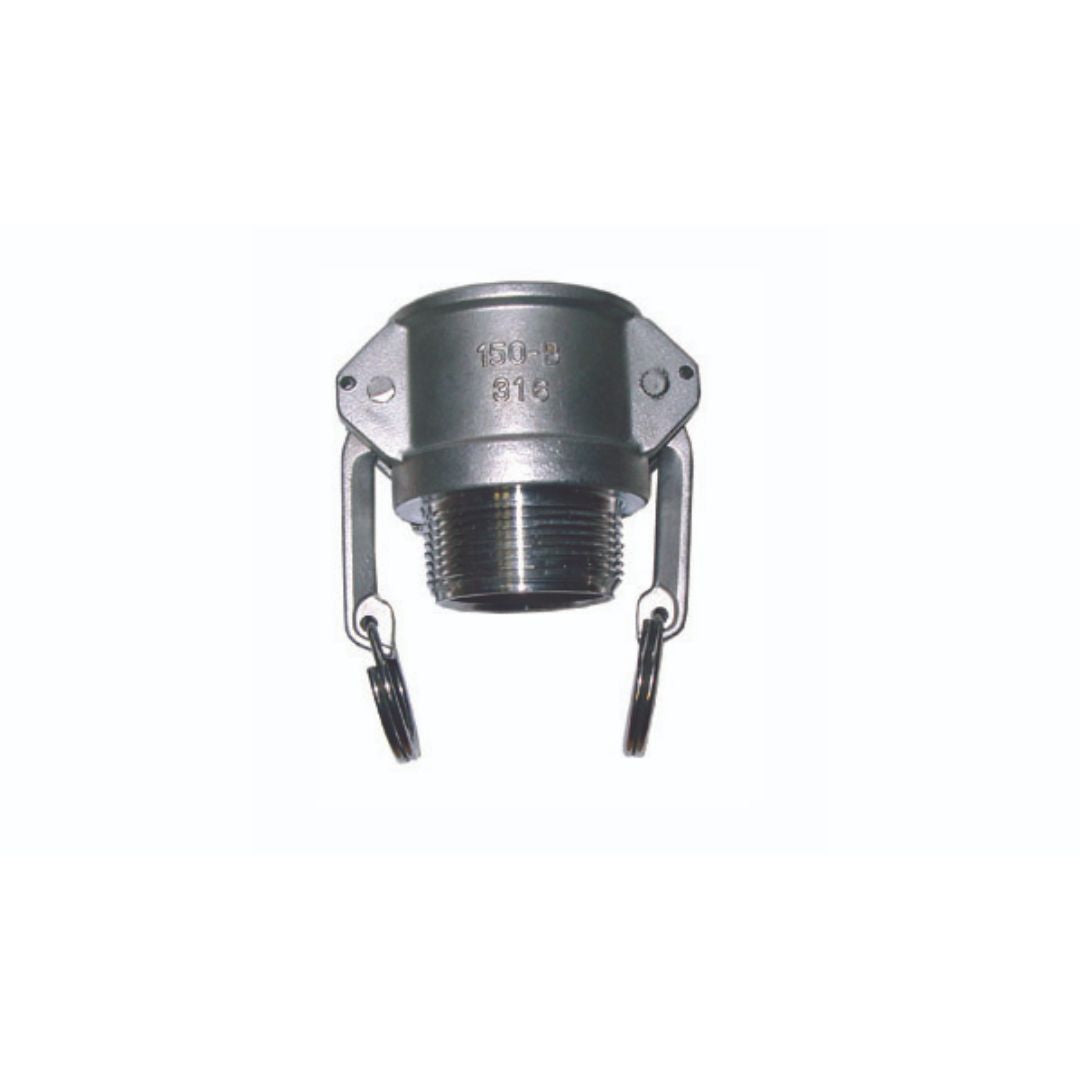 Type B Camlock x BSPT Male Stainless Steel
