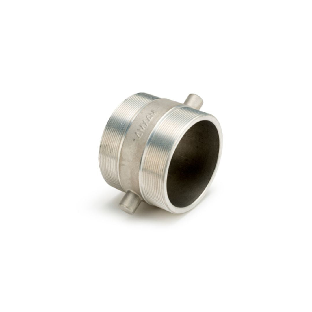 Aluminium Male x Male BSPP Lugged Adaptor