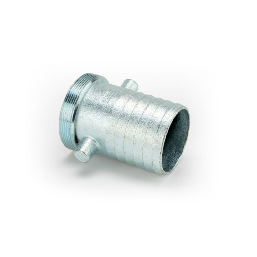 Steel Lugged BSPP Male Hosetails Zinc Plated