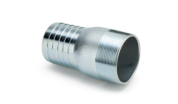 COMBINATION NIPPLES STEEL PLATED BSPT