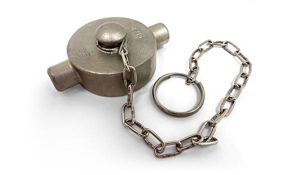 STAINLESS STEEL BLANKING CAP & CHAIN