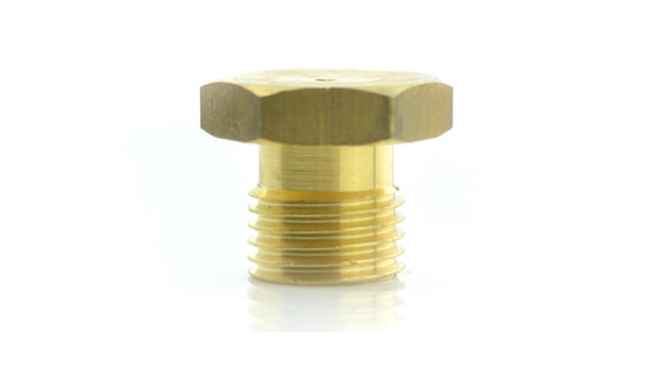 BRASS MALE HOLLOW BLANKING PLUG